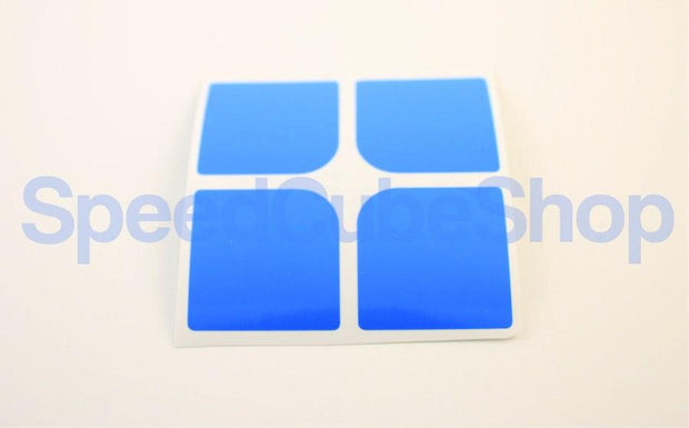 2x2x2 Stickers - YuXin White 2x2x2 Full-Fitted Stickers