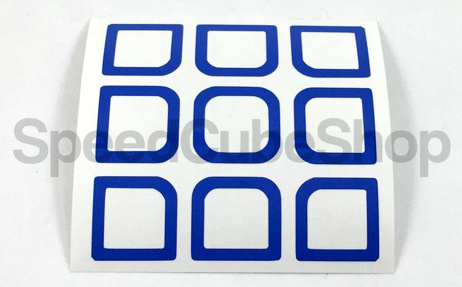 AoLong V2 Outline Stickers | SpeedCubeShop