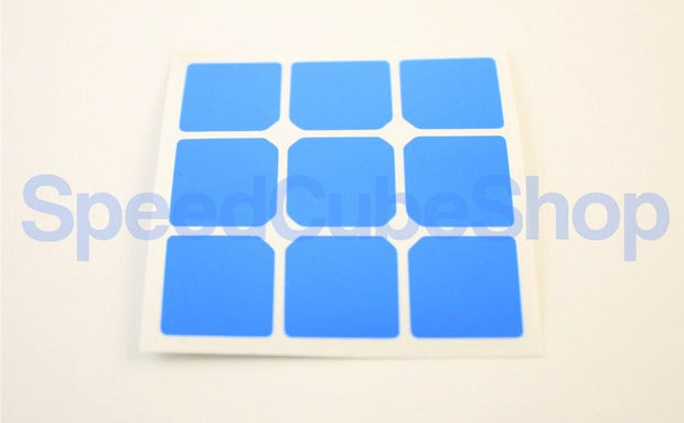 3x3x3 Stickers - ZhanChi 50mm 3x3x3 Full-Fitted Stickers