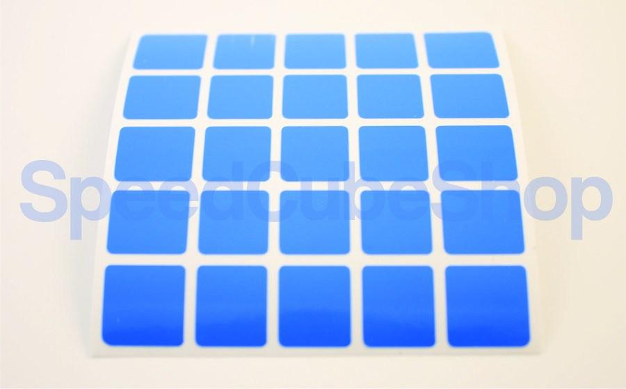 5x5x5 Stickers - QiYi 5x5x5 Full-Fitted Stickers
