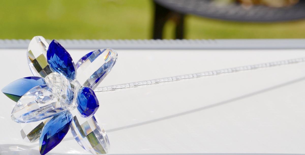Blue Crystal Lilie Flower