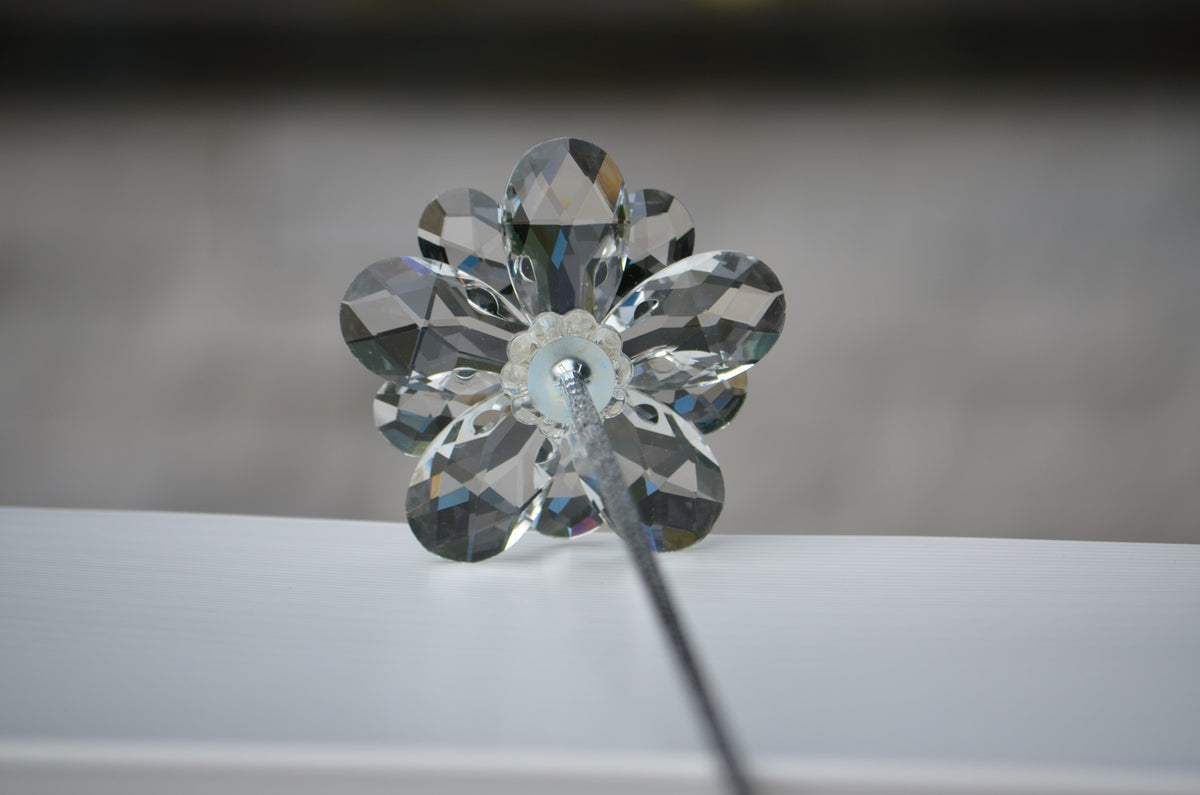 Crystal Clear Flower with Swarovski Elements