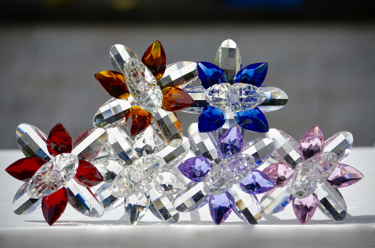 Amber Crystal Lilie Flower