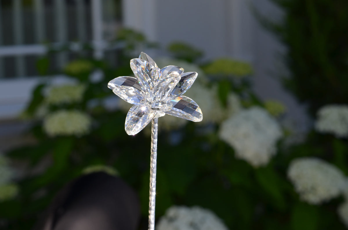 Clear Crystal Lilie Flower