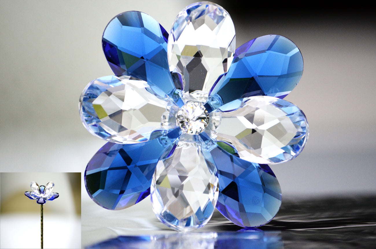 Blue Crystal Flower