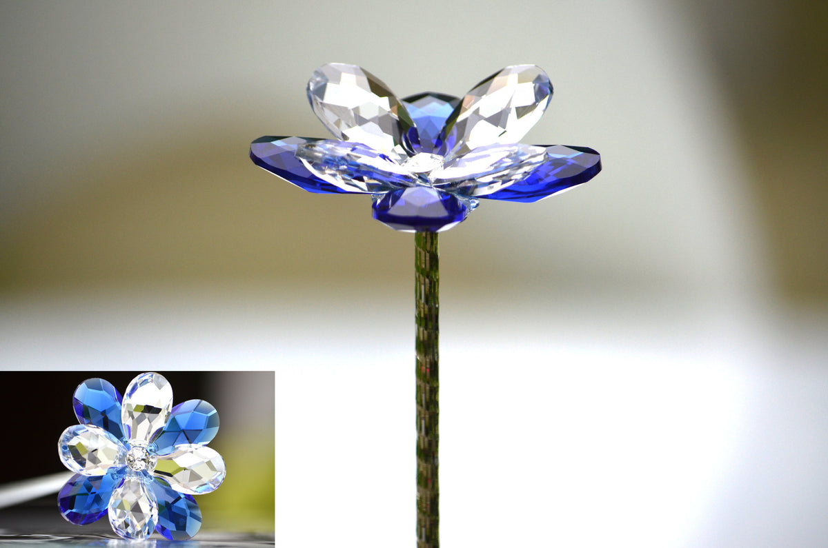 Blue Crystal Flower