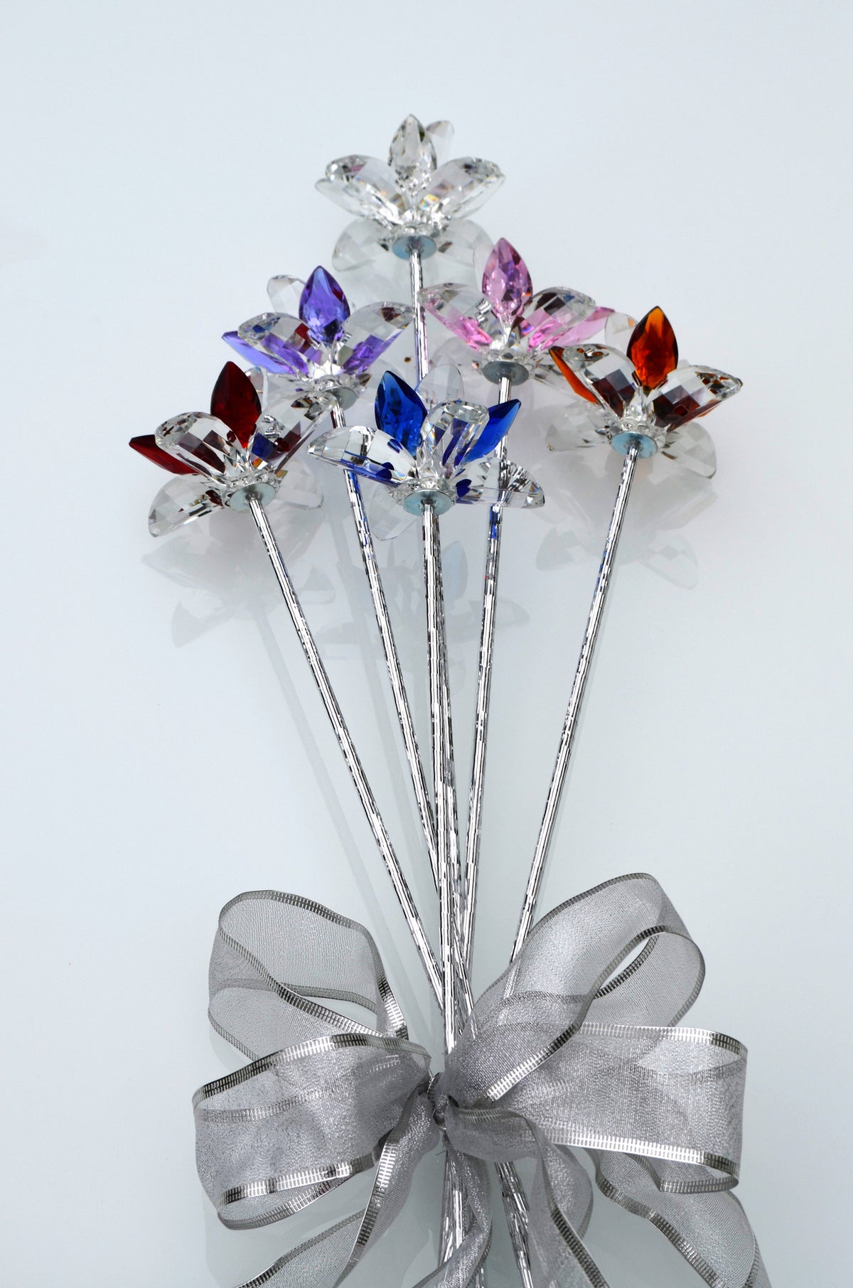 Amber Crystal Flower