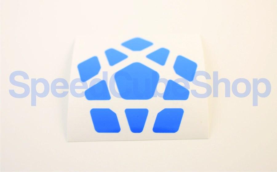 Megaminx Stickers - Aurora Megaminx Fitted Stickers