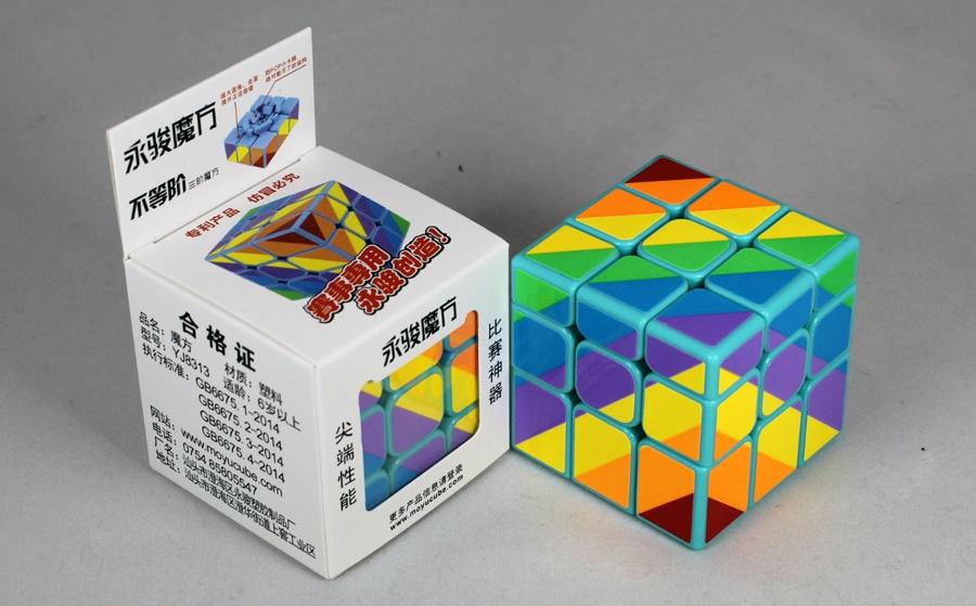 YJ Rainbow Unequal Cube | SpeedCubeShop