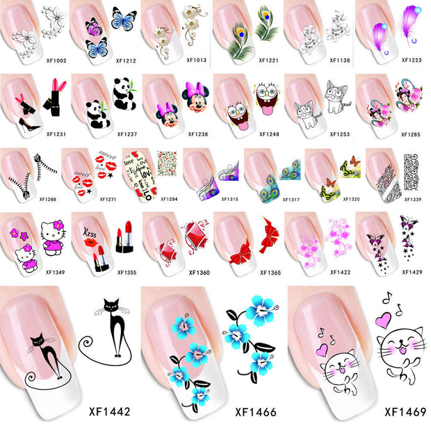 Water Transfer Sticker Nails Art Decals