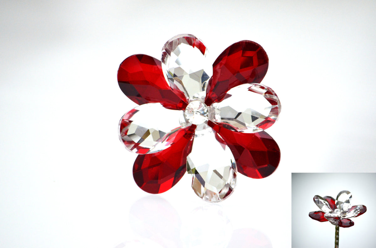 Red Crystal Flower